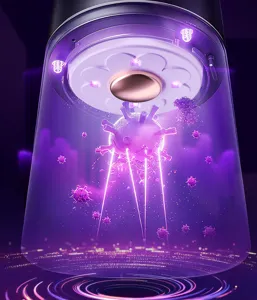 Smart toilet sterilizer UV disinfection lamp automatic deodorizer smart bathroom cleaning tool