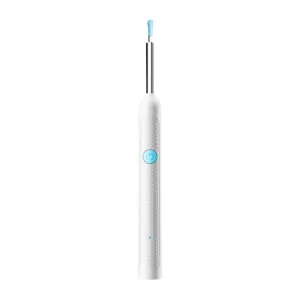 Wireless smart visual ear wax removal tool with HD camera and LED light for ear cleaning.