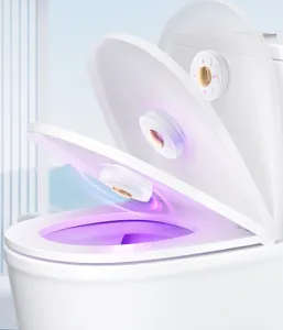 Smart toilet sterilizer automatic ultraviolet disinfection lamp deodorizer sensor device