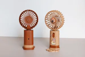 Ventilatore portatile a mano con base mini ventilatore di raffreddamento USB da viaggio