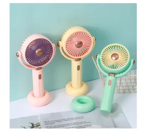 Ventilateur de table portable USB portatif à 5 vitesses, idéal pour le bureau et rafraîchir.