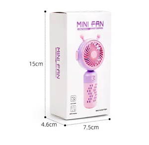 Mini ventilatore portatile a mano ricaricabile USB senza fili da tavolo per studenti