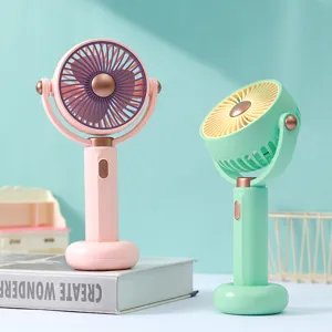 Ventilateur Portatif Mini USB Rechargeable 5 Vitesses Ventilateur De Bureau Personnel Petit Ventilateur De Refroidissement Électrique Pour Bureau Extérieur Maison