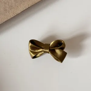 Korean style cute mercerized satin girl hair clip bow cute children hair accessory clip