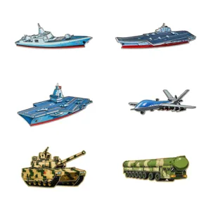 Set spille militari spilla smaltata aviazione tattica carro armato missile