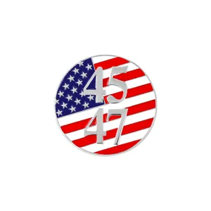 American flag 45 47 metal pin badge patriotic brooch clothing accessories lapel pin dress decor