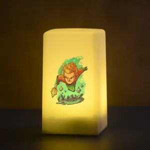 DC Comics Aquaman veilleuse LED lampe de chevet personnage dessin anime lampe de table cadeau