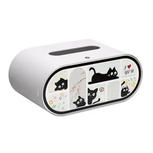 Creatief Zakdoekdoos Nachtlicht Modern Minimalistisch Bureau Ornament LED Sfearlamp Voor Slaapkamer Huisdecoratie