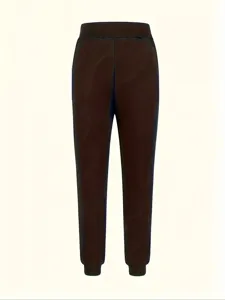 Pantalon de jogging décontracté et confortable pour femme, taille haute idéal pour le sport.