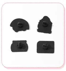 Metall Emaille Pin Rückseite, niedrige soziale Batterie Brosche Detail, kreatives Abzeichen.
