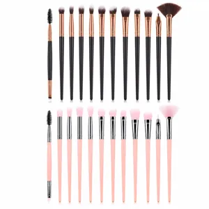 Professional Makeup Brush Set Eye Shadow Brush Portable Nylon Hair Plastic Handle Beauty Tools For Women Daily Travel