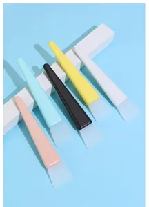 Siliconen gezichtsmasker kwast zachte spatel applicator tool voor huidverzorging detailweergave