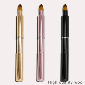 Professionele Draagbare Intrekbare Lippenseel Enkele Kop Lippenstift Make-Up Penseel Lipliner Beauty Tool Voor Vrouwen