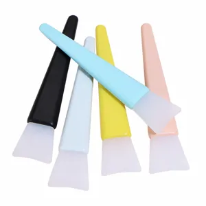 Siliconen gezichtsmasker borstel zachte kop DIY modder applicator cosmetisch gereedschap