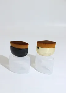No. 55 petal foundation brush, triangle seamless makeup tool for liquid BB cream.