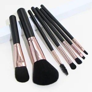 Professional Lavender Purple Makeup Brush Set Wood Handle Synthetic Fiber Powder Foundation Eyeshadow Brushes Travel Beauty Tools
