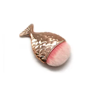 Mini fish foundation brush mermaid makeup brush gradient BB cream daily cosmetic tool