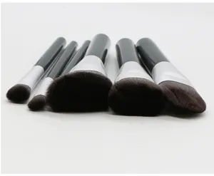 6-piece professional makeup brush set with soft bristles for easy blending and contouring.