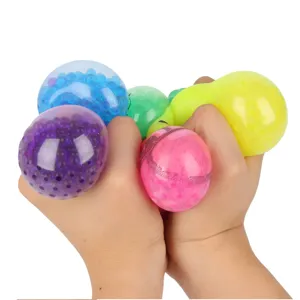 Pelotas antiestrés coloridas de cuentas de agua TPR para aliviar la ansiedad y juego sensorial.