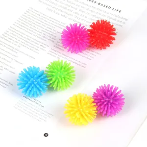 Mini palline sensoriali spigolose giocattoli antistress tattili colorati plastica massaggio