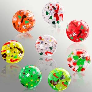 Christmas stress relief water ball toy squishy sensory fidget toy for kids and adults