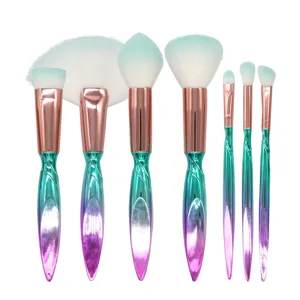 7 teiliges gradienten make up pinsel set professionelle kosmetik werkzeuge gesicht augen