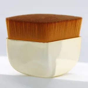 Professional 55 flower petal foundation brush flat top makeup tool for liquid BB cream flawless
