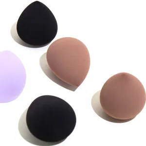 Latex-free teardrop makeup sponge blender set for flawless face foundation application.