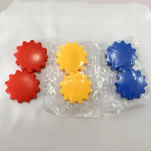 Jouet fidget spinner engrenage, jouet anti-stress plastique, toupie portable concentration.