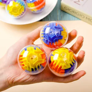 Juego de rompecabezas de bola de laberinto 3D esfera transparente detalle juguete