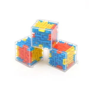 cubo laberinto 3d rompecabezas con cuentas rodantes juguete educativo para ninos y adultos