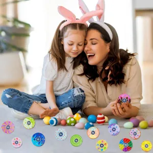 Cartoon donut fidget spinner toy for kids stress relief fun fingertip spinner design