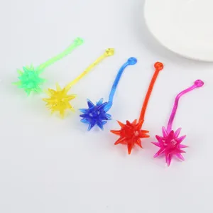 Colorful TPR sticky meteor toys stretchy novelty fun sticky balls for kids and party play.