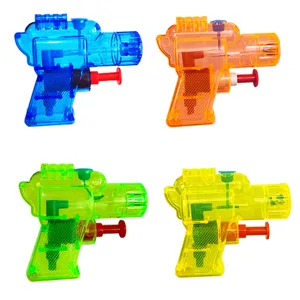 Mini plastic water gun toy for summer beach outdoor pool party fun kids interactive games.