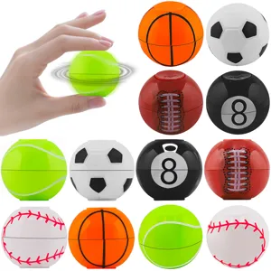 Mini Sportbal Fidget Spinner Kunststof Decompressie Speelgoed Basketbal Voetbal Tennis Stressverlichting Vinger Speelgoed Voor Kinderen Volwassenen