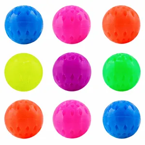 TPR Antistress Hohl-Hüpfball, farbiger sensorischer Zappelball, 2.5 cm tragbare Größe.