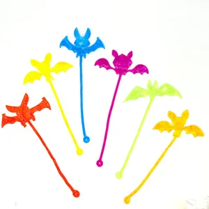 Sticky stretchy bat toys colorful novelty prank toys funny wall climbing sensory party props
