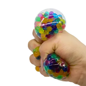 Bunter Wasserperlen Antistressball Quetschspielzeug, weiches TPR Fidget Spielzeug für Stress.