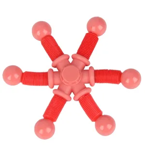 Juguete antiestres de plastico tubo extensible fidget spinner sensorial para ninos