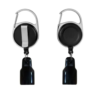 Porte Clés Étui Protecteur de Briquet Rétractable Support Élastique Portable Anti Perte Extérieur Pochette Briquet Plastique Métal