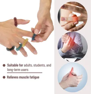 Mini Finger Massage Ring Sensorische Federring Dekompression Entspannung Angstabbau Tool