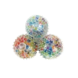 TPR Spiky Stress Relief Ball Rainbow Sensory Fidget Toy for Kids and Adults Relaxation