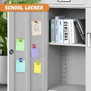 Bunte Smiley Harz Magnetclips für Kühlschrank und Whiteboard Spind. Süße Bürodekoration.