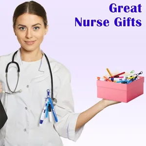 Set de bolígrafos de enfermera soportes retráctiles para credenciales bolígrafos regalos médicos