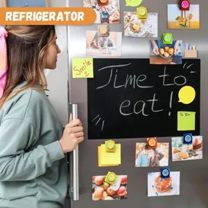 Bunte Harz Smiley Magnete für Kühlschrank, süße Whiteboard Magnetclips und Notizenhalter.