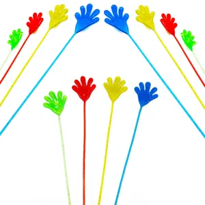 Kleurrijke plakkerige hand speelgoed elastische muur klimmen novelty feestjes voor kinderen.
