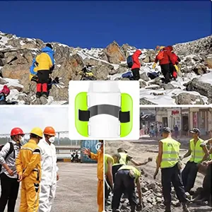 Verstellbarer Arm-Kartenhalter mit klarem Fach und elastischem Band für Outdoor-Sport.