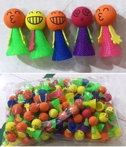Juguetes de elfos saltarines de EVA coloridos, marionetas divertidas y regalos de descompresión.