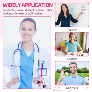 Ausziehbarer Krankenschwester Stift Halter Set mit bunten Kordel für medizinisches Personal.