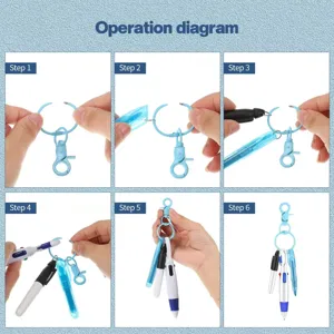 Detaillierte Anleitung mit Montageschritten für das Mini Krankenschwester Stift Set.